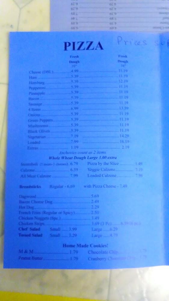 Charlie's Pizza & Sub Shop Menu image 1